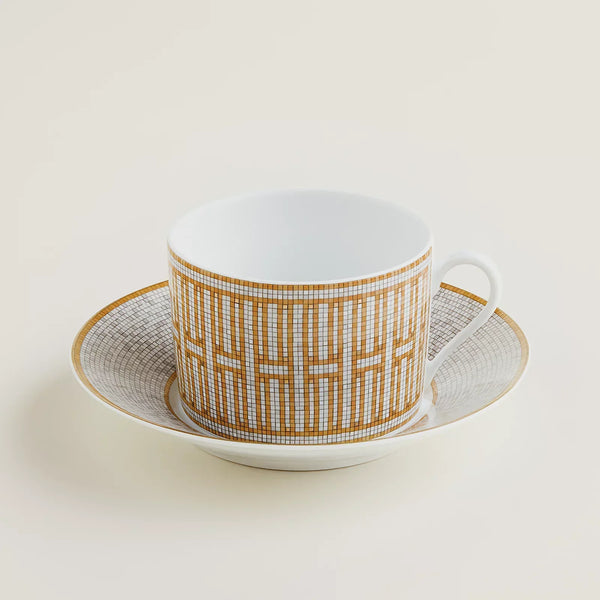 Hermes Mosaique Au 24 Tazza da tè e stoviglie