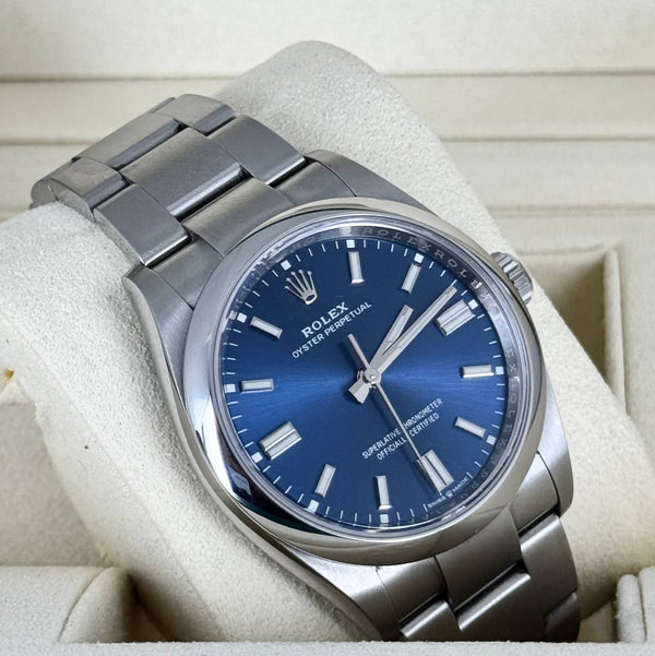 Rolex Oyster Perpetual 36, Blue Dial 2021Like New