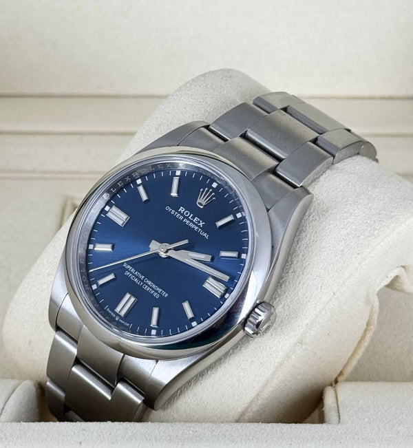 Rolex Oyster Perpetual 36, Blue Dial 2021Like New