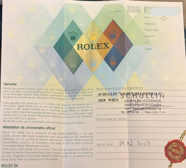 Rolex Datejust, Blue Dial, with box and papers