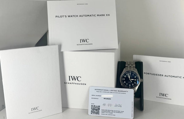IWC Pilot's Watch Mark XX 2024 Full Set Like New