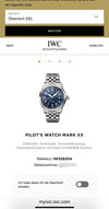 IWC Pilot's Watch Mark XX 2024 Full Set Like New