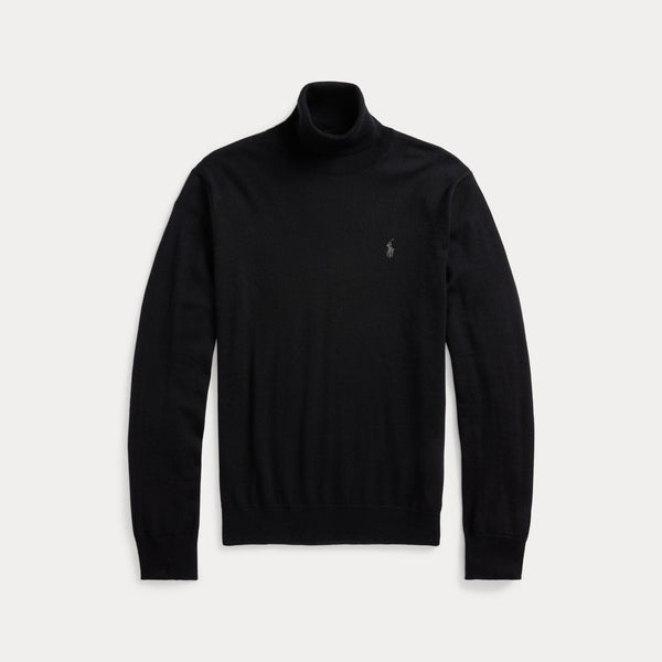 WASHABLE WOOL TURTLENECK SWEATER