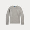 SPECKLED WOOL-BLEND CREWNECK SWEATER