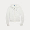 CABLE-KNIT COTTON FULL-ZIP HOODIE