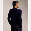 CABLE-KNIT WOOL-CASHMERE CARDIGAN