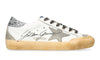 Golden Goose Wmns Superstar Penstar Classic 'White Silver Glitter' 