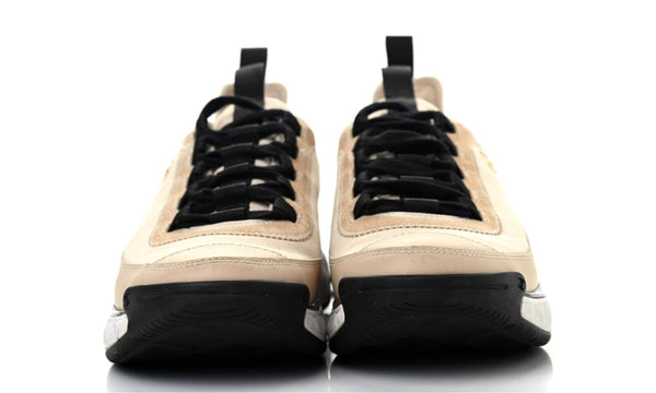 Chanel Velvet Calfskin & Mixed Fibers Sneaker 'Beige'