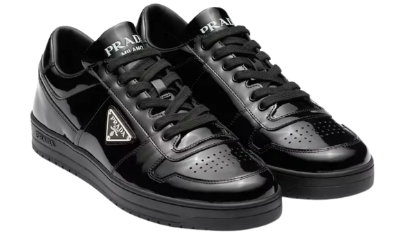 Prada Downtown leather sneakers "Black"