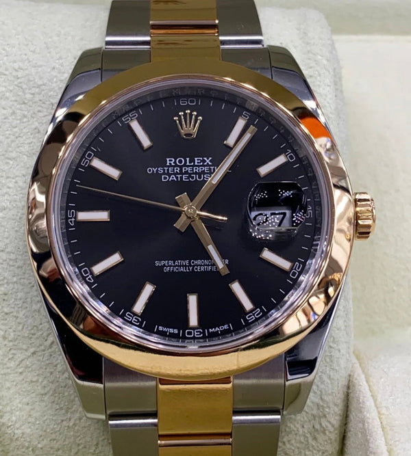 DATEJUST BLACK &amp; GOLD