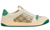Gucci Screener 'GG Monogram Crystal - Ivory Green' 
