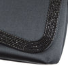 CHANEL 1997-1999 Bead Shoulder Bag Black Satin
