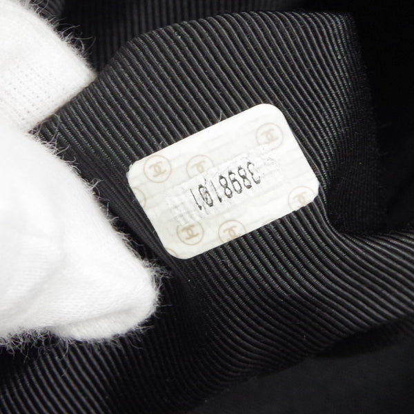 CHANEL 1994-1996 Triple CC Shoulder Bag Black Caviar