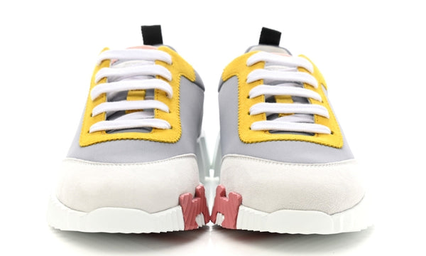 Hermès Technical Canvas Suede Goatskin Bouncing"Gris Multicolor"