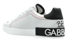 Dolce &amp; Gabbana logo-patch sneakers "White" 