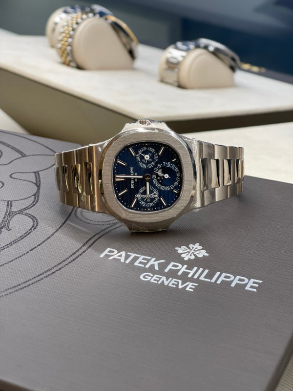 Nautilus 18K White Gold LC Germany Perpetual Calendar