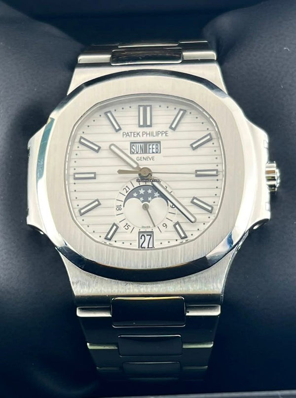 Nautilus Triple Calendar Moon Phase Full Set Mint