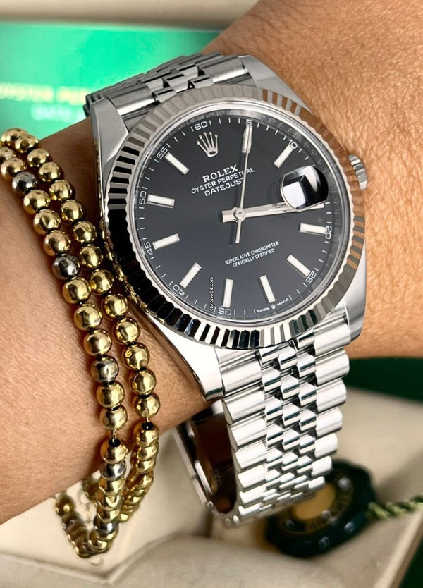Datejust 41 18K White Gold Bezel Jubilee Like New