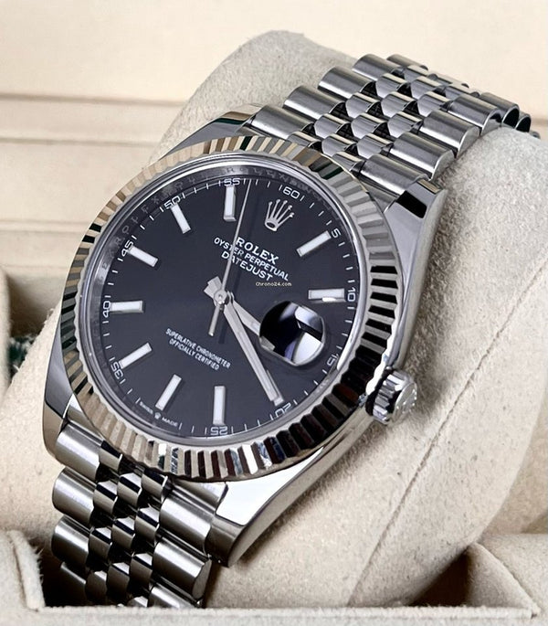 Datejust 41 18K White Gold Bezel Jubilee Like New