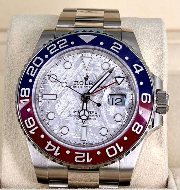 GMT-Master II Meteorite Dial 18K White Gold Full Set Mint