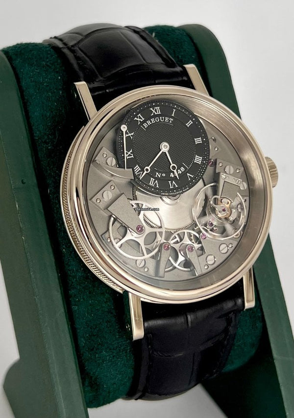 Tradition 7057 40 mm Manual winding 18K white Gold Skeleton box and Papers 99% condition