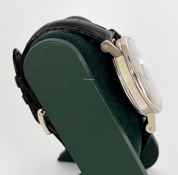 Tradition 7057 40 mm Manual winding 18K white Gold Skeleton box and Papers 99% condition