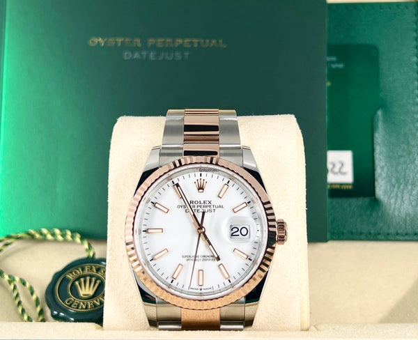 Rolex Datejust 36 18K Rose Gold Like New