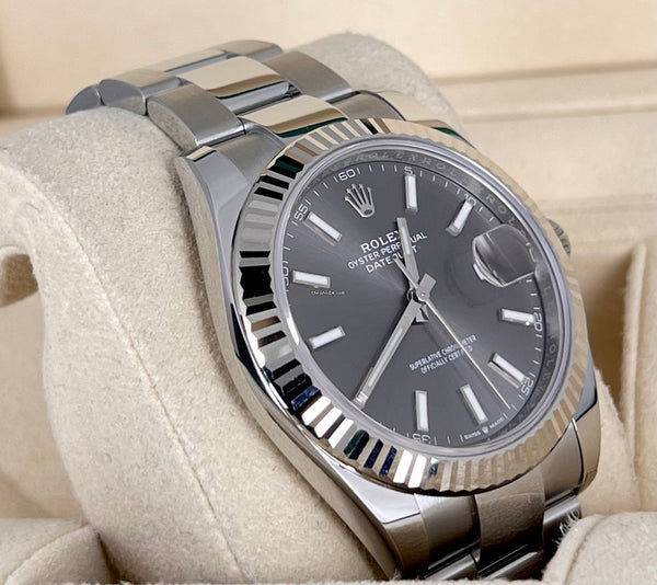 Datejust 41 18K White Gold Bezel