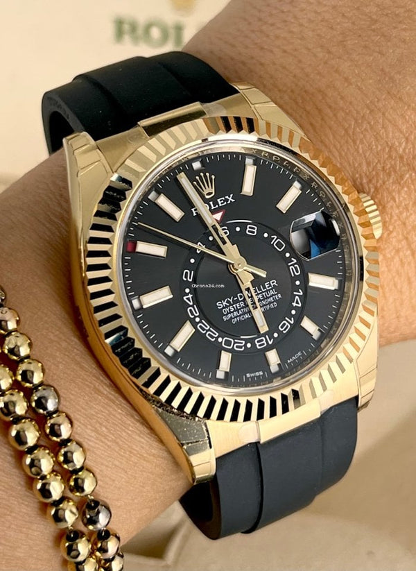 Sky-Dweller 18K Yellow Gold Like New 2021