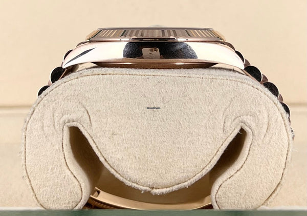 Day-Date 40 Rose Gold 18K 2018 Green Olive dial Mint condition unpolished full set