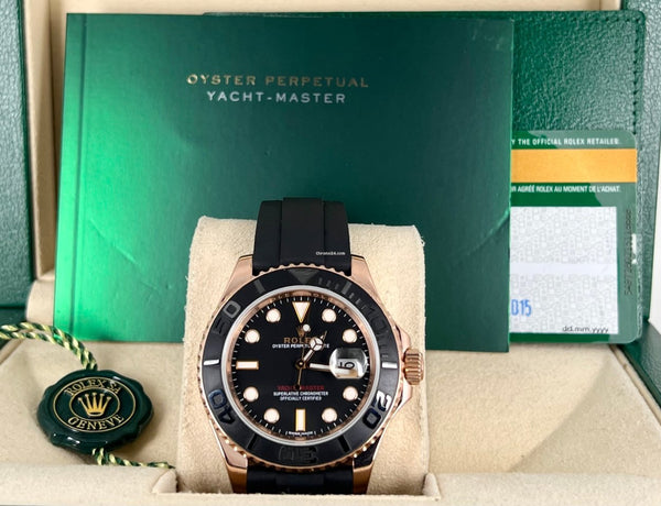 Yacht-Master 40 Rose Gold 2015 After Big service 2023 B&P