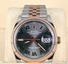 Datejust 36 Steel rose Gold new 2022 full set wimbeldon dial