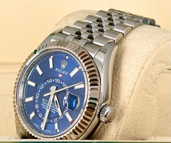 Sky-Dweller 42 Annual Calendar Blue Dial Jubille Full Set Unpolished