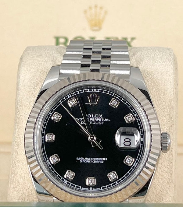 Datejust 41 Black Diamonds Dial