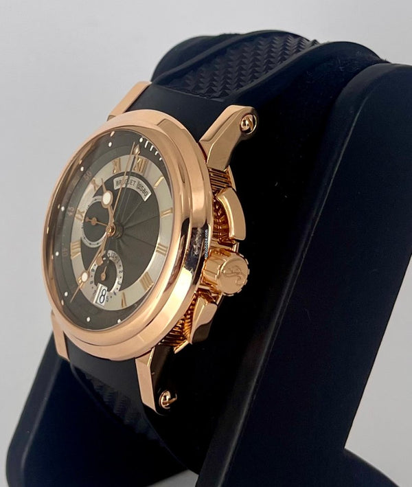 Marine Chronograph 18K Rose Gold Mint Condition