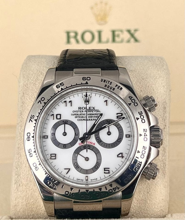 Daytona 18K white Gold only Watch 2003 after fresh service 10/2023