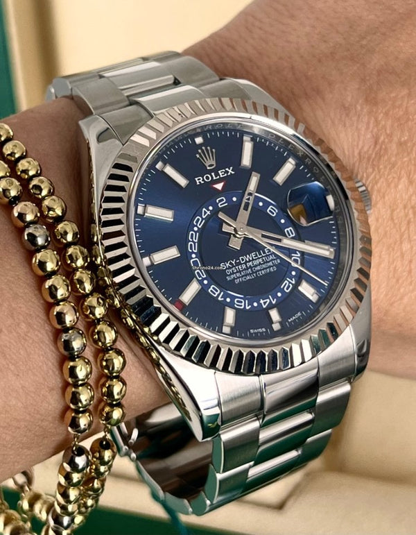 Sky-Dweller 2018 full set BLUE dial