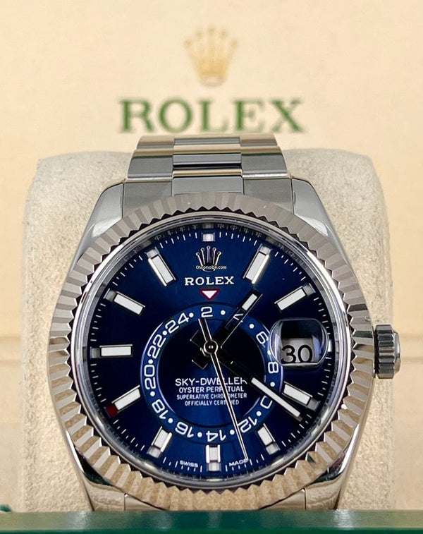 Sky-Dweller 2018 full set BLUE dial