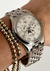 Annual Calendar Moon 37mm 18K White Gold