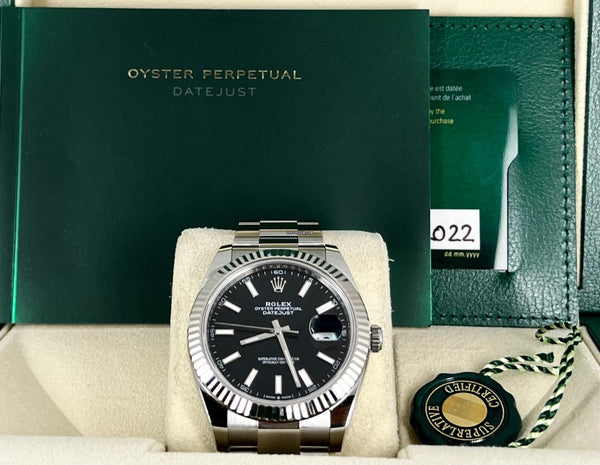 Rolex Datejust 41 Black Dial