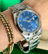 Rolex Datejust 41 Blue Azzuro Dial