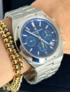 Overseas Chronograph BLUE dial NEW 2021 FULL SET