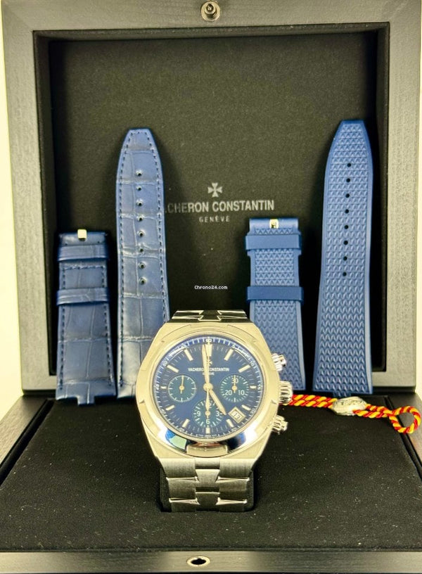 Overseas Chronograph BLUE dial NEW 2021 FULL SET