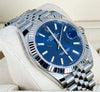 Rolex Datejust 41 Blue Dial Stick