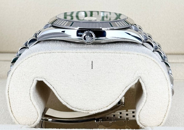 Rolex Datejust 41 Blue Dial Stick