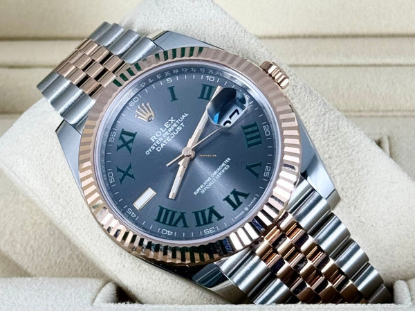 Datejust 41 Wimbeldon Steel&Rose