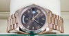 Day-Date 40 Romain Chocolate Dial Rose Gold