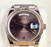 Day-Date 40 Romain Chocolate Dial Rose Gold