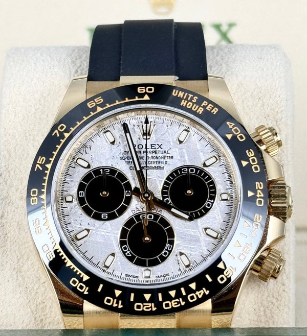 Daytona Oyster Flex Meteorite Dial Yellow Gold Mint
