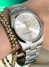 Oyster Perpetual 41 Grey Gold Numbers